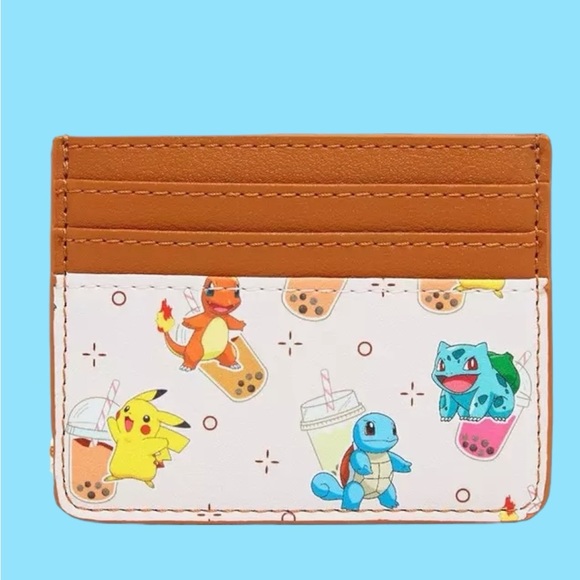 Loungefly Pokemon Boba Mini Backpack and Cardholder NWT - Picture 5 of 6